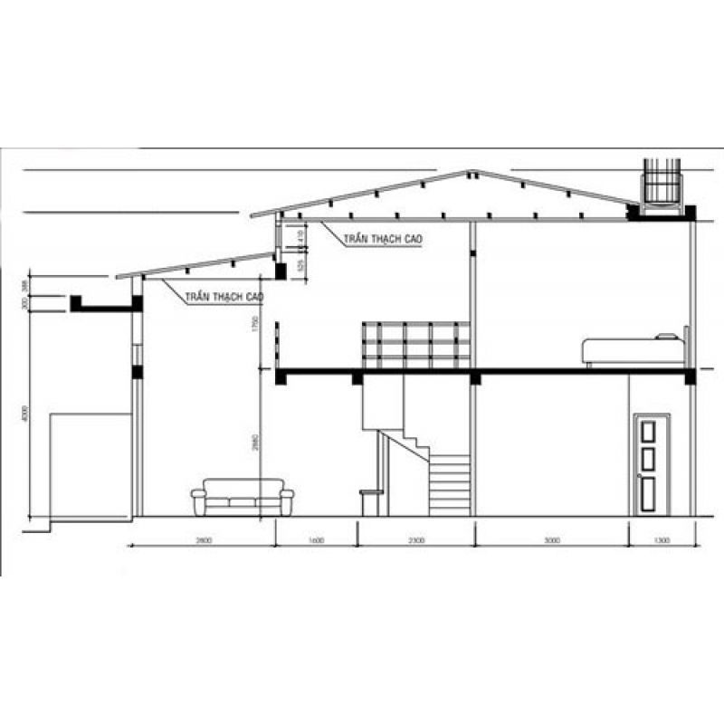 Chào mừng bạn đến với bản vẽ của ngôi nhà cấp 4 gác lửng nổi bật qua sự độc đáo của thiết kế và kiến trúc, hứa hẹn sẽ mang lại cho bạn cảm giác ấm cúng, thoải mái và đầy thú vị.